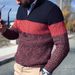 Sweater Casual Knitted Pullover Loose Long Sleeved Autumn And Winter Simple Plus Size Men's Clothing_viptrois.com
