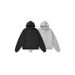 Men's Oversized Zip Up Hoodie - Casual Fleece Hooded Sweatshirt - Basic Solid Color Cropped Jacket For Spring Fall Winter_viptrois.com