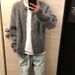 Knitted Cardigan Jacket, Thickened Sweater, Youth Baseball Collar, Knitted Sweater, Men's Sweater_viptrois.com