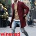 Loom Loom 2019 Hot-Selling For Foreign Trade, Winter New Solid Color Simple Men's Mid-Length Woolen Coat_viptrois.com
