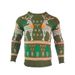 Loom Trendy European And American Style Christmas Men's Winter Knitted Long Sleeve Thickened Base Sweater_viptrois.com