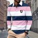 Pulse European And American Style Turn-down Collar Cross-border Two-piece Sports Polo Shirt For Men 24 New Version_viptrois.com