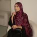 Muslim headscarf Printed Headscarf Ethnic Shawl Silk High Class Marble Watermark Floral Summer Ethnic Scarf_viptrois.com