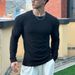 Loom Foreig Trade Cross-Border Mesh Stretch Tight-Fittig T-Shirt Me Log Sleeve Fitess Clothig Amazo Idepedet_viptrois.com