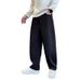Men's Straight-Leg Sweatpants – Trendy Casual Joggers With Relaxed Fit For Spring & Fall (Paris Gray, Black, Fleece-Lined Options)_viptrois.com