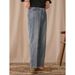 Men's Clothing Retro Jeans Fashion Straight Versatile Quality Casual Pants Business Elastic Waist Nine Point Pants_viptrois.com