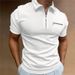 Unbeatable Quality Men's Summer Pocket Ins Collar Button Horse Sports Henley 2024 Ball Shirt Quick Sell None_viptrois.com