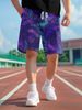 Unbeatable Quality Unbeatable Quality American Casual Tropical Leaf Print Men's Trendy Brand Fitness Running Sports Basketball Shorts_viptrois.com