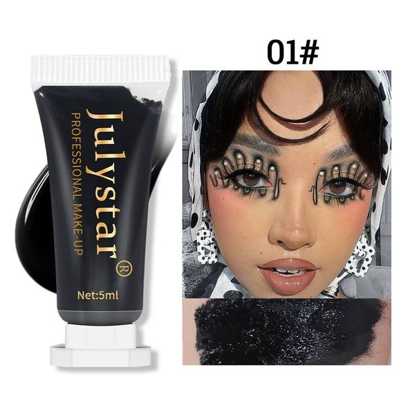 Halloween human Face Painting paste dramatic water-soluble fluorescent graffiti paint_viptrois.com