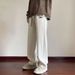 Men's Corduroy Casual Pants – Relaxed Straight-Leg Joggers For Spring & Fall (M-5XL) – Soft Ribbed Texture With Drawstring Waist_viptrois.com