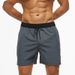 New Men's Solid Color Four-Piece Casual Shorts With Zippered Pockets, Beach Pants With Four-Sided Elasticity, Sports Shorts_viptrois.com