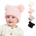 Baby clothing solid color twist acrylic yarn double ball children's hat_viptrois.com