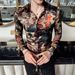 CT Four Seasons Stocking Hot Item Slim Fit Digital Floral Shirt Social Guy Long Sleeve Men's 2307_viptrois.com