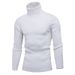 Loom 2025 Autumn Winter European And American Vertical Striped High Neck Sweater Knitted Pullover Trendy Men's Base Shirt_viptrois.com