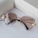 New Internet Celebrity Ins Sunglasses Diamond Studded Luxury Sunglasses Pearl Decorated Sunglasses Street Shot Glasses Cross Border_viptrois.com