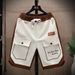 Men's Clothing Work Shorts Men Summer New Style Trendy Casual Loose Shorts Youth Knitted Men's Pants_viptrois.com