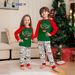 Christmas deer letters Christmas family dress printed home dress pajamas_viptrois.com