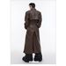 Autumn And Winter New PU Leather Coat Jacket Three-dimensional Splicing Long Knee Trench Coat_viptrois.com