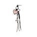 Bag Charm New Bag Hanging Love Bag Pendant Pink Peach Heart Braided Rope Lanyard Leather Keychain Pendant_viptrois.com