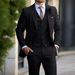 Men's Clothing Business Casual Men's Three Piece Suit Groom Suit Men Wedding Banquet Large Size_viptrois.com