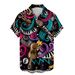 Summer New Large Digital Printing Casual Short Sleeve Shirts Men's Wear_viptrois.com