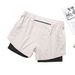 Men's clothing sweat wicking sweatpants Fitness running slim shorts_viptrois.com