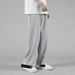 Men's Clothing Ice Silk Pants Men Summer Thin Loose Wide Leg Sports Pants Men's Drape Trousers Quick Drying Straight Casual Trousers_viptrois.com