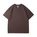 New 210g Combed Pure Cotton Loose Short-sleeved T-shirt For Summer 2025_viptrois.com
