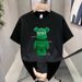 Trendy Violent Bear Men's Short-sleeved High-quality Luxury Summer Tops, Hot-selling Casual And Fashionable Men's T-shirts_viptrois.com