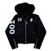 Men's Streetwear Zip-Up Hoodie With Letter Print & Rhinestone Detail - Oversized Retro Hip-Hop Pullover For Fall & Winter_viptrois.com