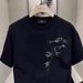 2025 New Bamboo Embroidered Short Sleeve T-shirt Summer Korean Edition Trendy Brand Casual Men's Top Printed_viptrois.com