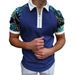 Zipper Short Sleeved Polo Shirt Men's 2025 Summer New Item Solid Color Casual MB13_viptrois.com