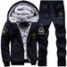 Hoodie Men/Women Fur Inside Tracksuit 2023 Coat Fleece Sweatshirts+Sweatpants Suit Autumn Winter Warm Thick Mens Hooded_viptrois.com