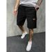 Men's Style Work Shorts Drawstring Elastic Waist Multi Pocket Casual Mid Length Quick Drying_viptrois.com