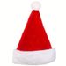 Spot Fleece Thickened Eaves Santa Hat Santa Claus Adult Children Christmas Ornaments Plush Short Velvet_viptrois.com