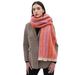 Unisex Neckband yarn short geometric jacquard scarf shawl_viptrois.com