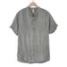 High End Tencel Linen Men's Short Sleeve T-Shirt Chinese Style Stand Collar Summer Thin Style Top_viptrois.com