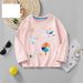 Mother & Kids Long Sleeve Children's T Shirt Girls Cotton Cartoon Pattern Spring And Autumn Casual Long Sleeve T Shirt Children's Clothing Wholesale_viptrois.com