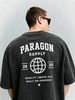 Vintage Washed Double-Sided Print Globe Arch Letter Slogan Heavyweight 230g Cotton T-Shirt Men's Casual Streetwear Tee_viptrois.com