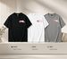 3 Pack Premium Men's 3D Stereo ONE DAY Bubble Letter Printed T-Shirt, Heavy Cotton Crew Neck Casual Tee Luxury Summer Essential Black White Grey_viptrois.com