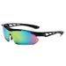 Sports Sunglasses Set With Five Pairs Of Interchangeable Lenses For Outdoor Cycling Bicycle And Motorcycle Anti Ultraviolet Sunglasses_viptrois.com