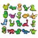 Cute Dinosaur Series Shoes Flower Shoe Buckle PVC Soft Glue Personality DIY Garden Shoe Accessories Accessories_viptrois.com