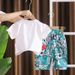 2025 New Children's Summer Outing Cotton Boy And Girl Cartoon Style Short Sleeve Set_viptrois.com