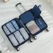 Diagonal Travel Storage Bag Thickened Waterproof Luggage Compartment Clothing Sorting and Storage Bag Seven Piece Set Suitable for Business Trips_viptrois.com