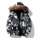 Men's Fashion Winter Parka Coat With 90% White Duck Down, Hooded Long Coat For Cold Weather_viptrois.com