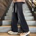 American High Street Hooligan Handsome Jeans For Men In Autumn, Showing Off Height And Thinness, Loose Wide Pants,_viptrois.com