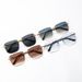 Fashionable Frameless Square Sunglasses With UV400 Protection - Trendy Snakehead Design For Men & Women (Black Lens)_viptrois.com