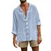 2025 European And American Double-layer Men's Loose Casual Lapel Long-sleeved Shirt, Men's Pure Color Comfortable Shirt_viptrois.com