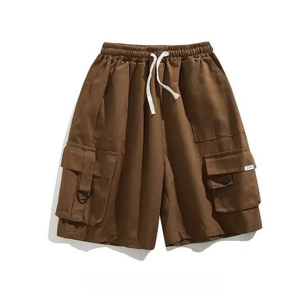 2025 Japanese Retro Work Shorts, Summer Trendy Brand, Ins Straight-cut Loose Casual Sports Pants_viptrois.com