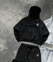 Men's Clothing Hooded Embroidered Zip-up Pocket Trendy Sweatshirt Set, Available In Black And Gray, With Straight-leg Sweatpants, Y2K Style._viptrois.com
